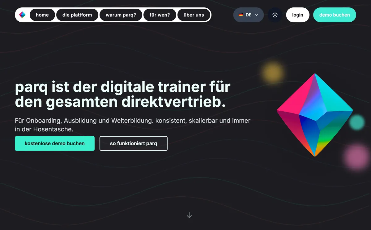 PARQ: Onboarding in 3 Weeks Instead of 6 website preview
